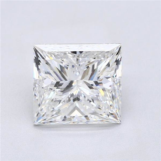 gia certified princess cut white natural diamond ef color vvs vs clarity