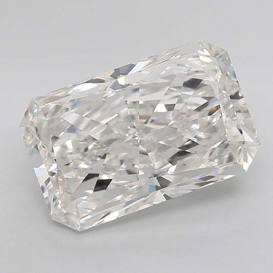 igi certified radiant cut white lab grown diamond d f color