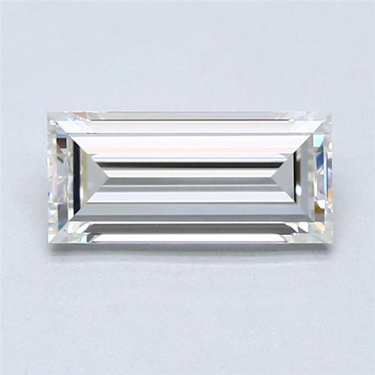 GIA certified baguette cut white diamond E‑F VVS