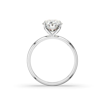 Oval Lab Diamond Solitaire Ring | IGI Certified
