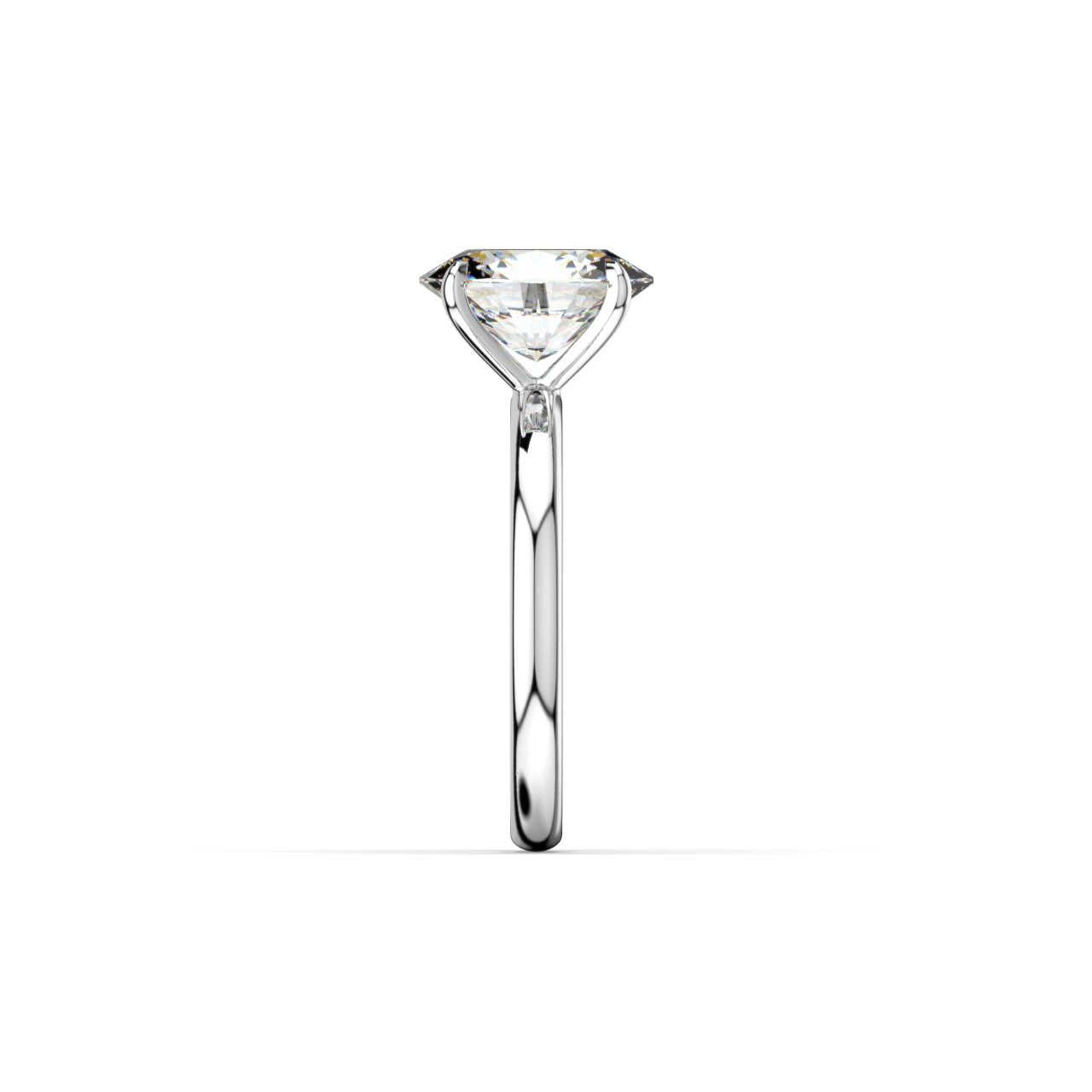 Oval Lab Diamond Solitaire Ring | IGI Certified