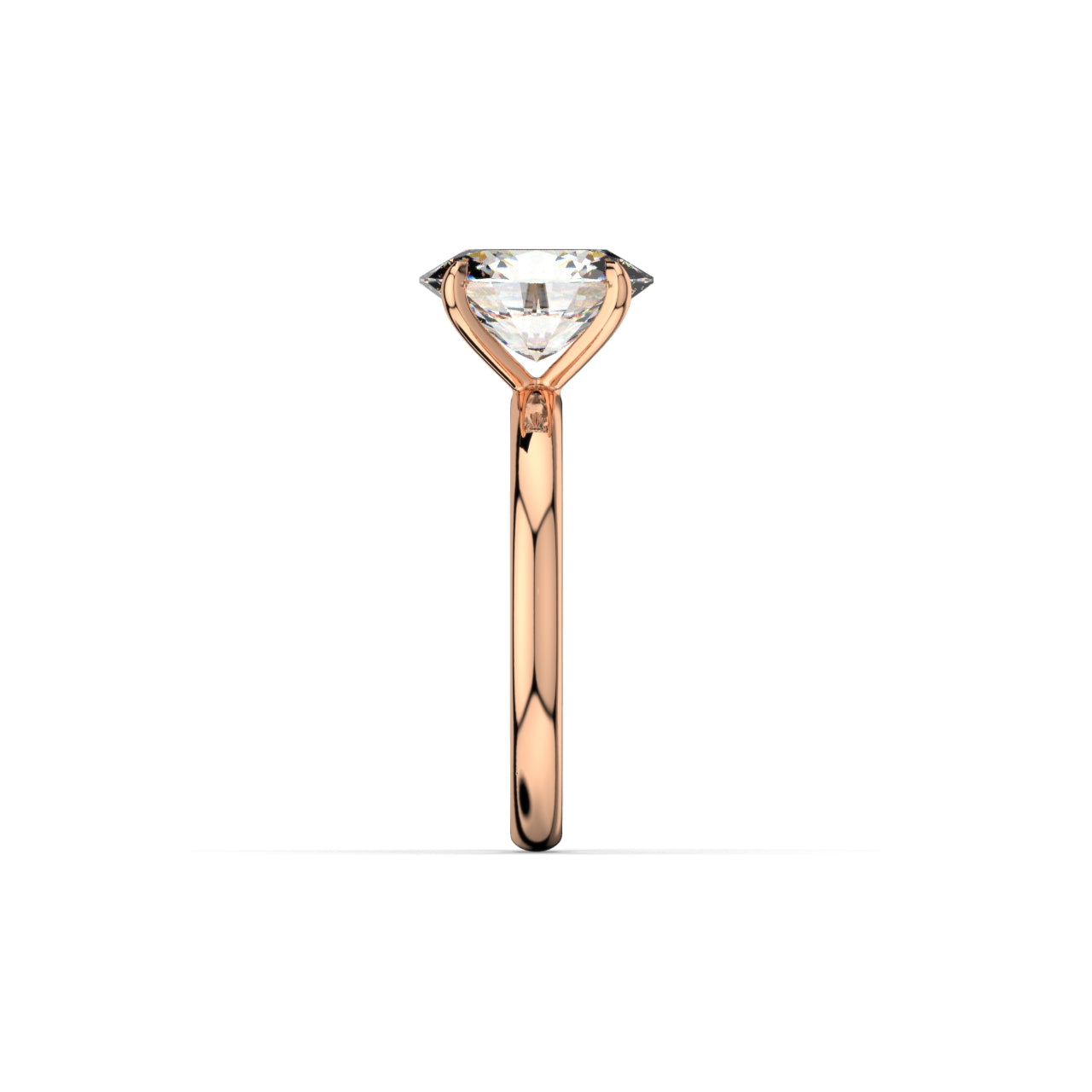 Oval Lab Diamond Solitaire Ring | IGI Certified