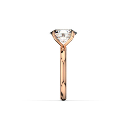 Oval Lab Diamond Solitaire Ring | IGI Certified