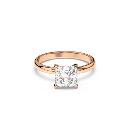 Princess Lab Diamond Solitaire Ring | IGI Certified