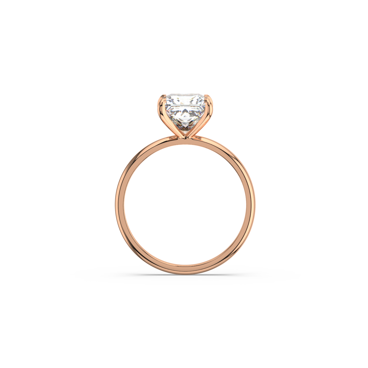 Princess Lab Diamond Solitaire Ring | IGI Certified