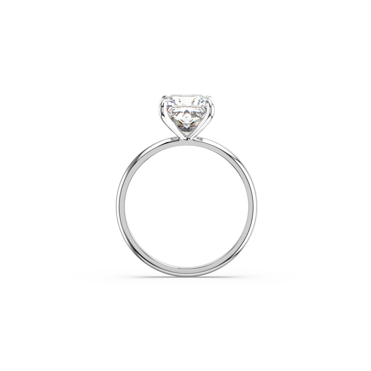 Princess Lab Diamond Solitaire Ring | IGI Certified