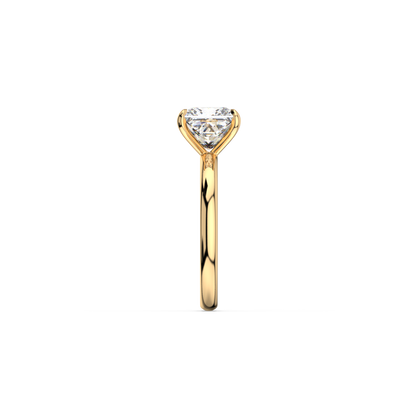 Princess Lab Diamond Solitaire Ring | IGI Certified