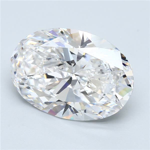 oval cut natural diamond gia certified side view excellent cut