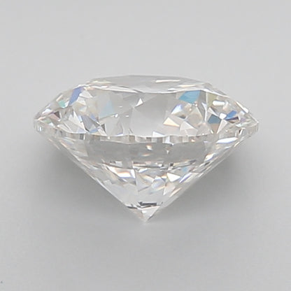 white gia certified round diamond