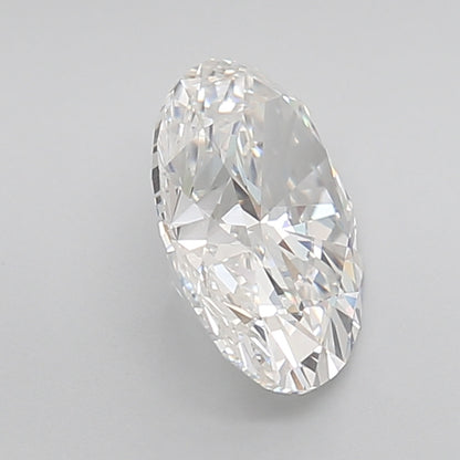 igi oval cut lab grown diamond d f color close up