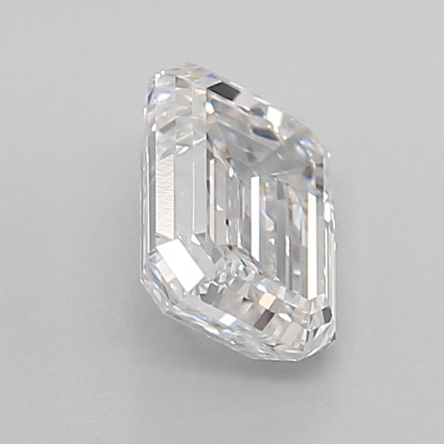 igi emerald cut lab grown diamond d f color close up