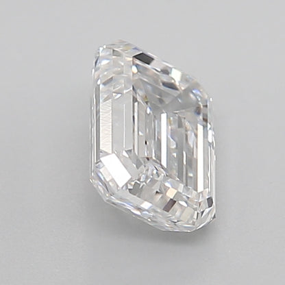 igi emerald cut lab grown diamond d f color close up