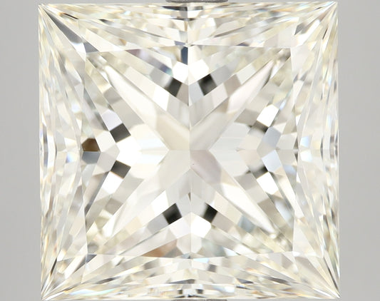 gia certified princess cut natural diamond l m color light warm tone vvs vs