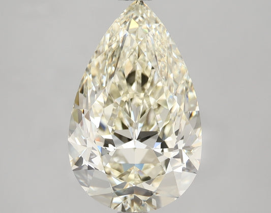 gia certified pear cut natural diamond l m color light warm tone vvs vs