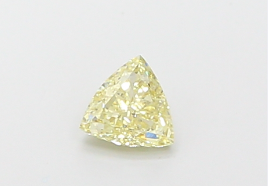 fancy vivid yellow trilliant shape lab grown diamond
