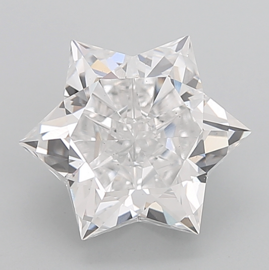 white star shape diamond custom precision cut