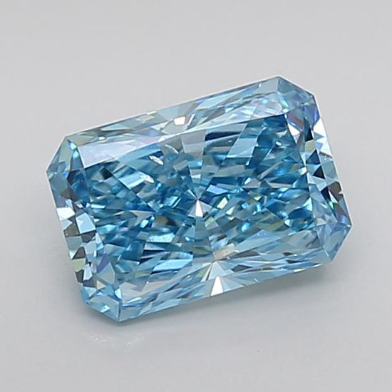 igi certified fancy vivid blue radiant cut lab grown diamond video
