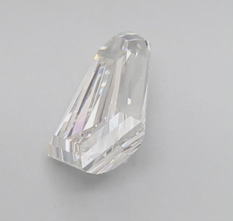 white shield shape diamond custom cut video